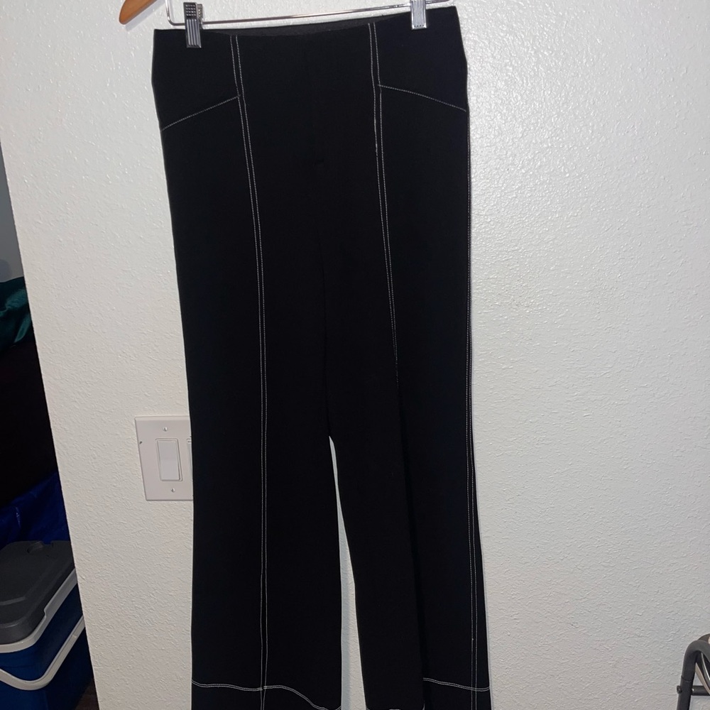 I.N.C. International Concepts women's wide-leg pants with contrast stitching